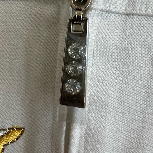 Quacker Factory Tropical Fish Zip Jacket XS - Picture 3 of 8